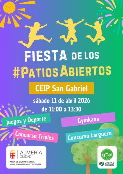 Fiesta #PatiosAbiertos San Gabriel cartel