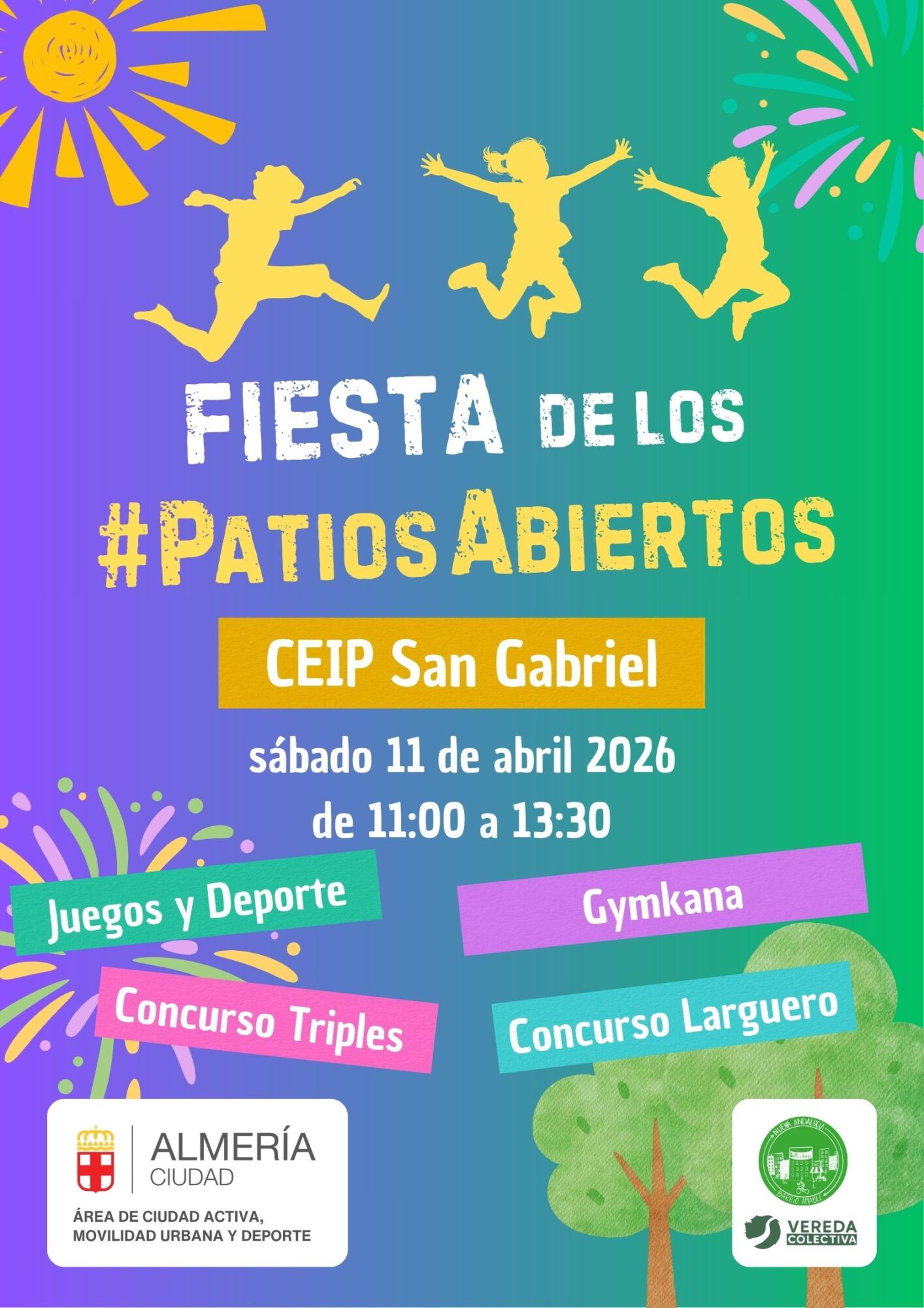 Fiesta #PatiosAbiertos San Gabriel cartel