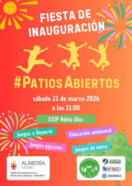 #PatiosAbiertos Fiesta Inauguración Adela Díaz