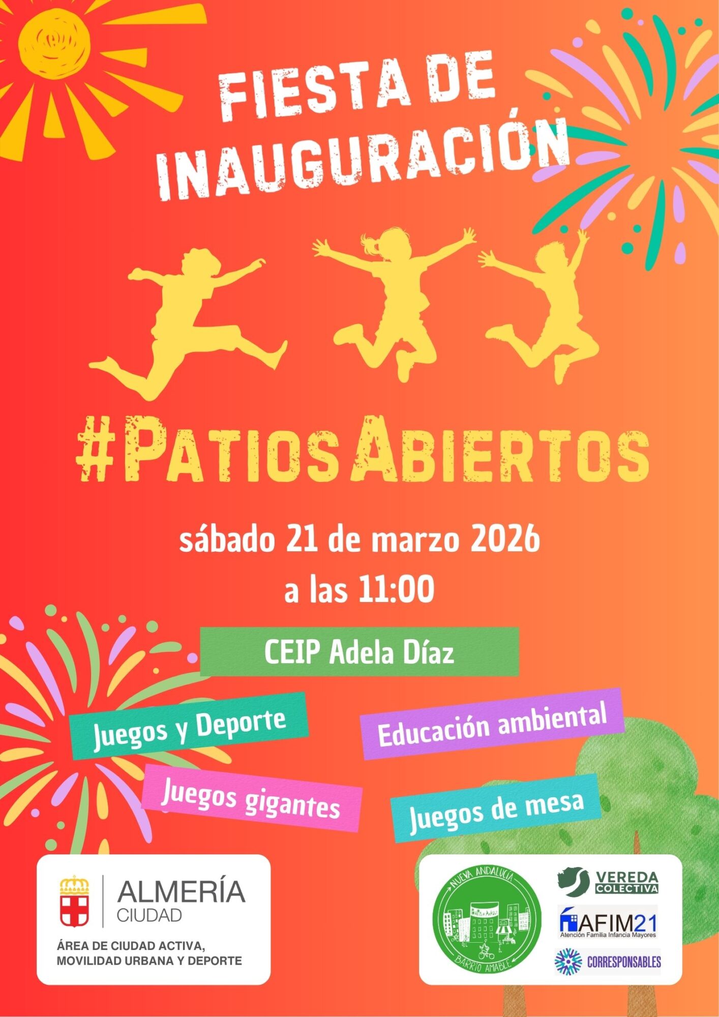 #PatiosAbiertos Fiesta Inauguración Adela Díaz