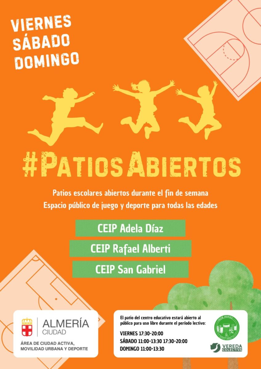 Patios Abiertos Almería 2026 cartel Patios Abiertos Almería 2026 cartel