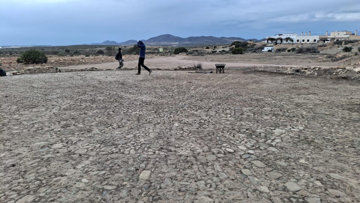 limpieza era del cortijo